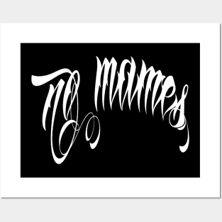 no mames (blanco) Posters and Art